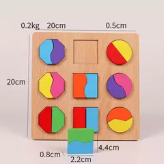 Brinquedos Quebra-cabeça de Madeira