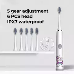 Escova de dentes elétrica ultrassônica - Loja Mundo Sensorial