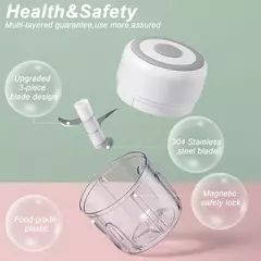 Mini processador de alimentos - Loja Mundo Sensorial