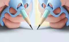 Suporte de silicone para Lápis - Apoio na escrita - comprar online