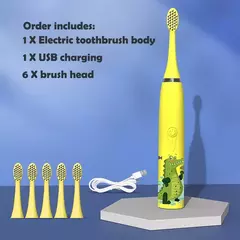 Escova de dentes elétrica ultrassônica - loja online