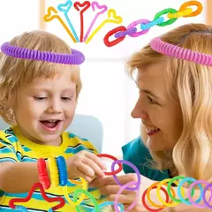 Pop Tubo Fidget - Colorido na internet
