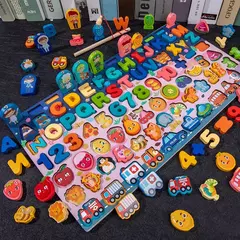 Brinquedos de encaixe - quebra cabeça - Loja Mundo Sensorial