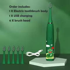 Escova de dentes elétrica ultrassônica - Loja Mundo Sensorial