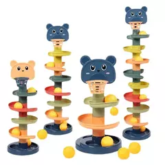 Brinquedo com bolinha e cesta