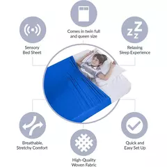 Lençol sensorial para crianças e adultos, conforto elástico - Loja Mundo Sensorial