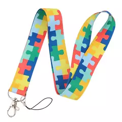 Crachá - Cartão - Cordão - Autismo - Loja Mundo Sensorial
