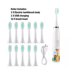 Escova de dentes elétrica ultrassônica - loja online