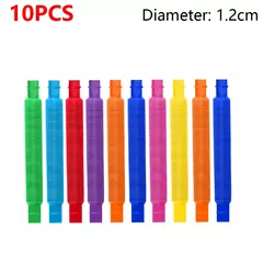 Pop Tubo Fidget - Colorido