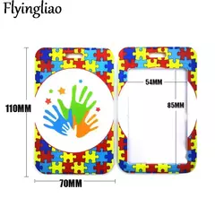 Cordão com porta cartão - Crachá - Autismo na internet