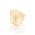 ANEL BANHADO A OURO 18K VAZADO 510831