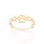 ANEL PET INFINITO BANHADO A OURO 18K 513431 - Ayla Rosa Semi Jóias