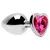Plug Anal Metal Coração Pedra G Sensual Love na internet
