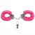 Algemas de Metal Revestida com Pelúcia Fur Love Cuffs Vip Mix- PINK