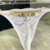 Fio Dental Renda Branca Palavras Strass Tallyta - Pepper in love