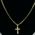 Kit Corrente Cadeado 3,5 mm Fecho Bomba + Crucifixo Detalhado Com Cristo Banhado a Ouro 18K na internet