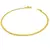 Pulseira Cadeado Duplo 2,8mm Fecho Gaveta Banhada a Ouro 18K - loja online