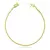 Pulseira Cordão Baiano Diamantado 2mm Fecho Canhão Banhada a Ouro 18K - comprar online