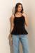 BLUSA PEPLUM TRICO PRETA - comprar online