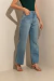 CALÇA DENIM RETA - comprar online