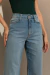 CALÇA DENIM RETA - Cinnte Store