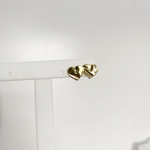 Brinco Coração Martelado