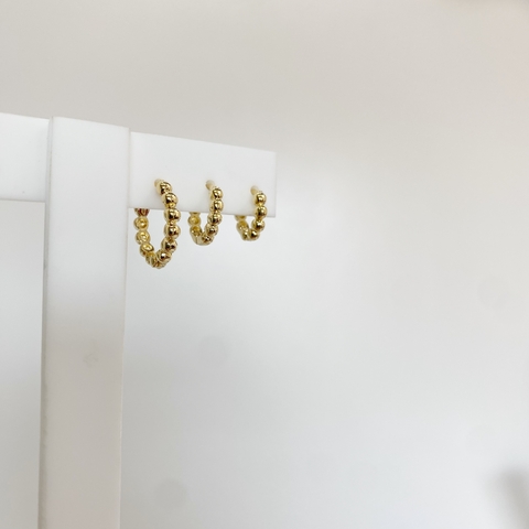 Trio De Argolinhas Bolinha