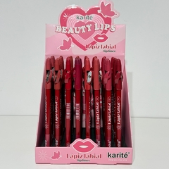 Delineador de labios karite por 12 unidades