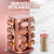 Porta Condimentos Base Giratório Inox 16 Potes - Rosé na internet
