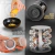 Porta Condimentos Base Giratório Inox 12 Potes - Prata - comprar online