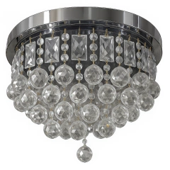 Plafon de Cristal Legítimo K9 Transparente - comprar online