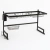 Escorredor Profissional Cozinha Suspensa 85x52cm Preto Aço - comprar online