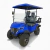 Carrinho de Golfe Elétrico 4000W de Potência 4 Lugares | Azul - Dubai Magazine