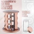 Porta Tempero Condimento Rose Gold Giratório 12 Potes de Vidro - Dubai Magazine