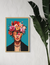 Cuadro Frida Kahlo Portrait with Flowers - comprar online