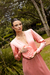 Bolsa clutch Camélia Rosé - Amélia