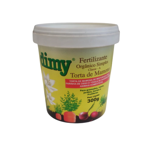 Fertilizante Orgânico Simples Torta de Mamona 300 grs. Dimy - comprar online