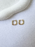 Argola Andy M banhado a ouro 18k - comprar online