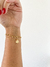 Pulseira Búzios Banhada a ouro 18k na internet