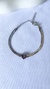 Pulseira Amelie Banhada ródio branco - comprar online