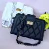 Bolsa de ombro com alça transversal feminina Safira