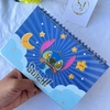 Caderno de Adesivos Stitch