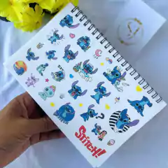 Caderno de Adesivos Stitch na internet