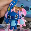 Chaveiro Fofo 3D Stitch Grande Emborrachado Para Bolsas Mochilas Chave