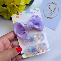 Imagem do Kit Laço de Cabelo Infantil Bico de Pato