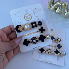 Cartela de Presilhas Luna- 3 unidades - comprar online