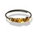 Pulsera de Caucho y Ambar