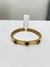 Brazalete acero inoxidable trebol negro