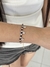 Pulsera azul trebol colgantes - comprar en línea