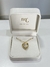 Relicario corazón zirconia 